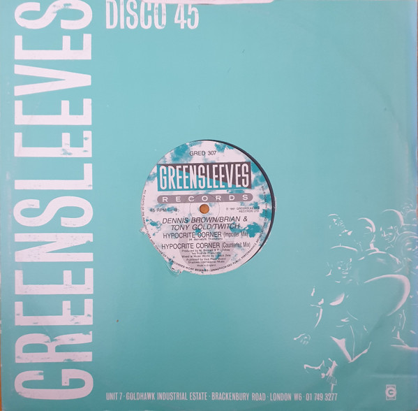 レゲエ Hypocrite Corner Dennis Brown Tony G レゲエ Hypocrite Corner Dennis Brown Tony G