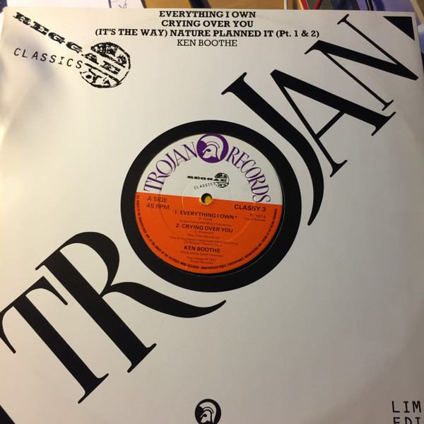 Ken Boothe - Everything I Own (12") (Near Mint (NM or M-))