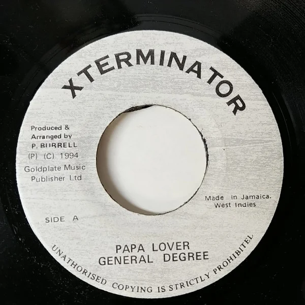 General Degree - Papa Lover (7") (Very Good (VG))