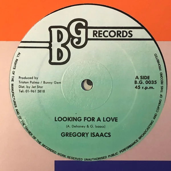 Gregory Isaacs / Lady Junie - Looking For A Love / Sweet For My Sweet (12", Single) (Very Good Plus (VG+))