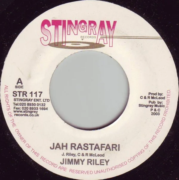 Jimmy Riley - Jah Rastafari (7") (Very Good Plus (VG+))