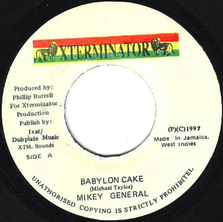Mikey General - Babylon Cake (7") (Very Good Plus (VG+))