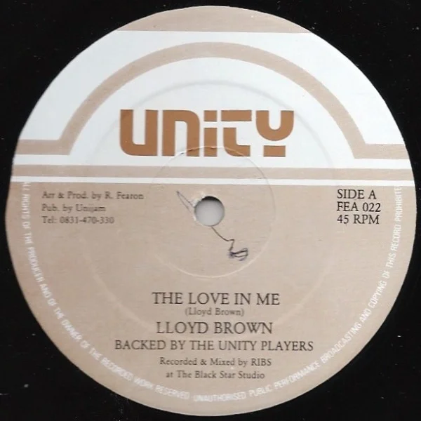 Lloyd Brown - The Love In Me / If You're Lonely (12") (Very Good Plus (VG+))