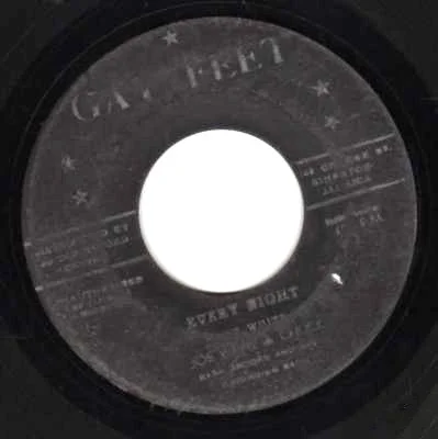 Joe White and Chuck / Baba Brooks - Every Night / 1st Session (7") (Fair (F))