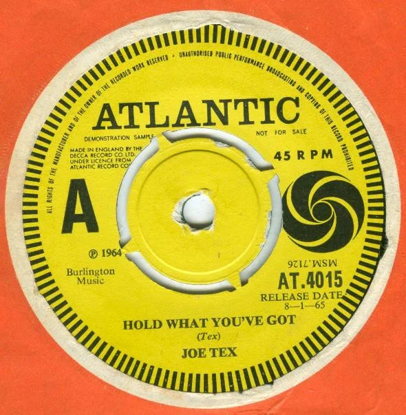 Joe Tex - Hold What You've Got (7", Promo) (Very Good (VG))