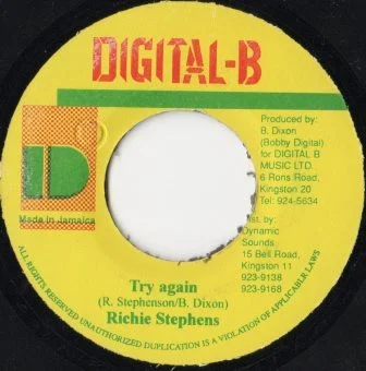 Richie Stephens - Try Again (7") (Very Good Plus (VG+))
