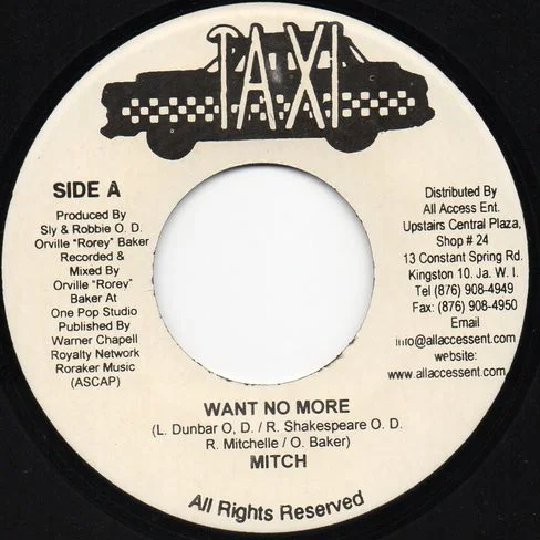 Mitch (3) - Want No More (7") (Near Mint (NM or M-))