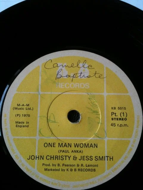 John Christy (2) & Jess Smith (3) - One Man Woman (7") (Very Good Plus (VG+))