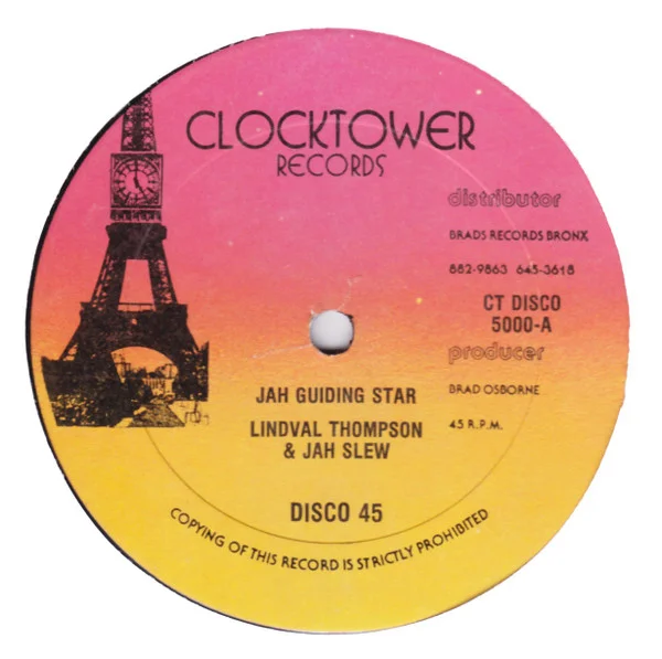 Linval Thompson & Jah Slew / Johnny Clarke - Jah Guiding Star / Girl I Love You (12") (Very Good Plus (VG+))