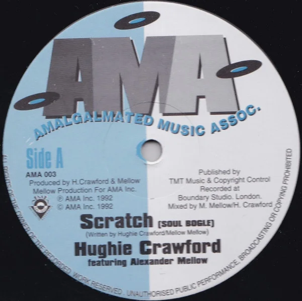 Hughie Crawford Featuring Alexander Mellow - Scratch (12", Single) (Near Mint (NM or M-))