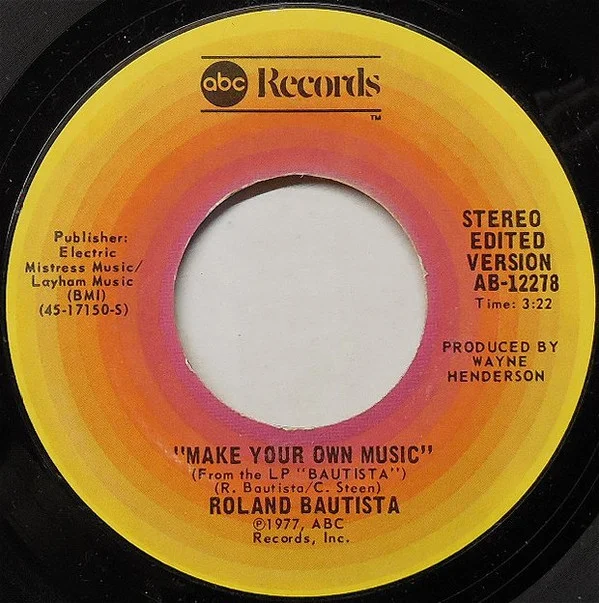 Roland Bautista - Make Your Own Music (7", Single) (Very Good Plus (VG+))